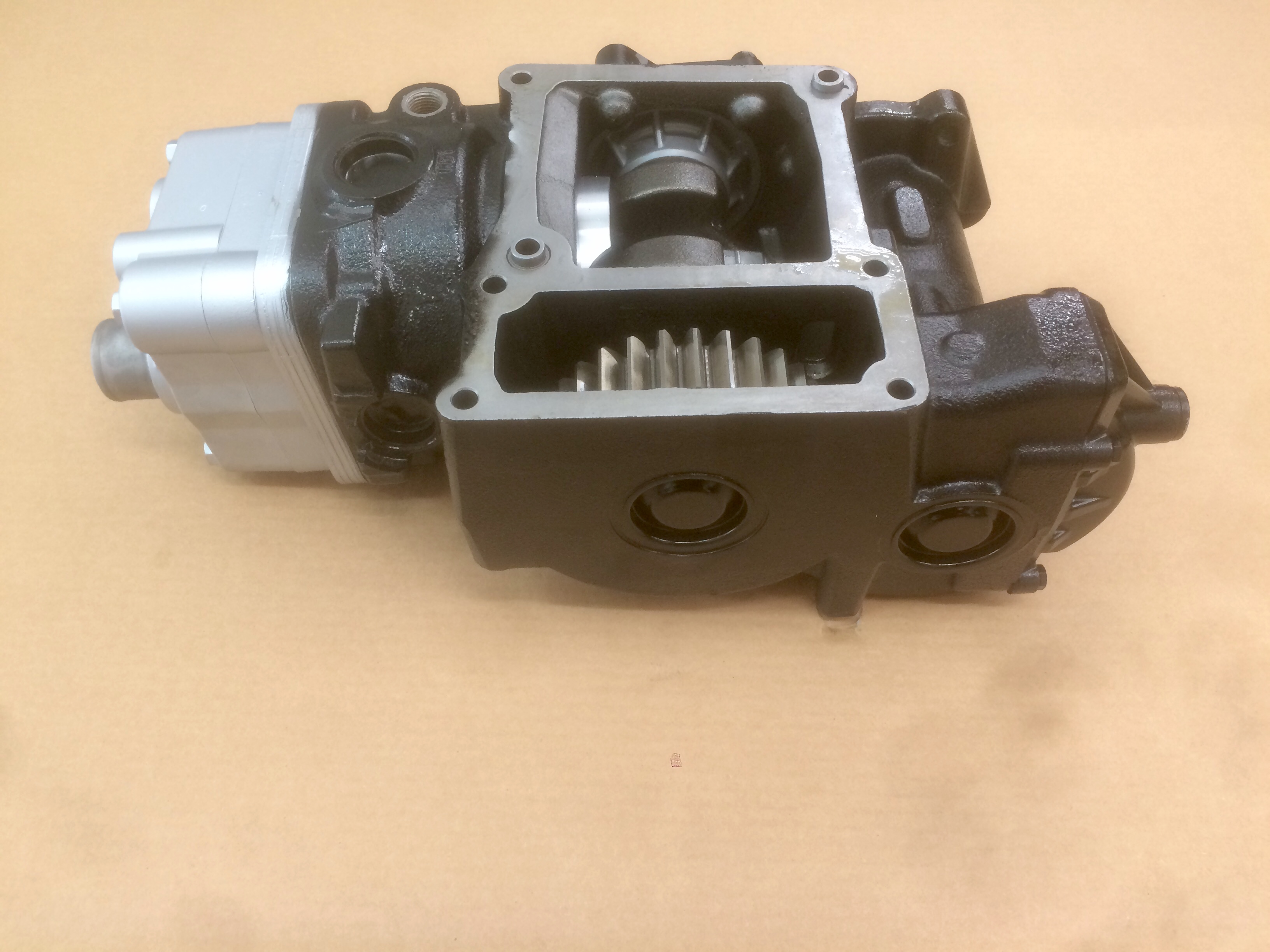 compressore aria monocilindrico con presa di forza man knorr