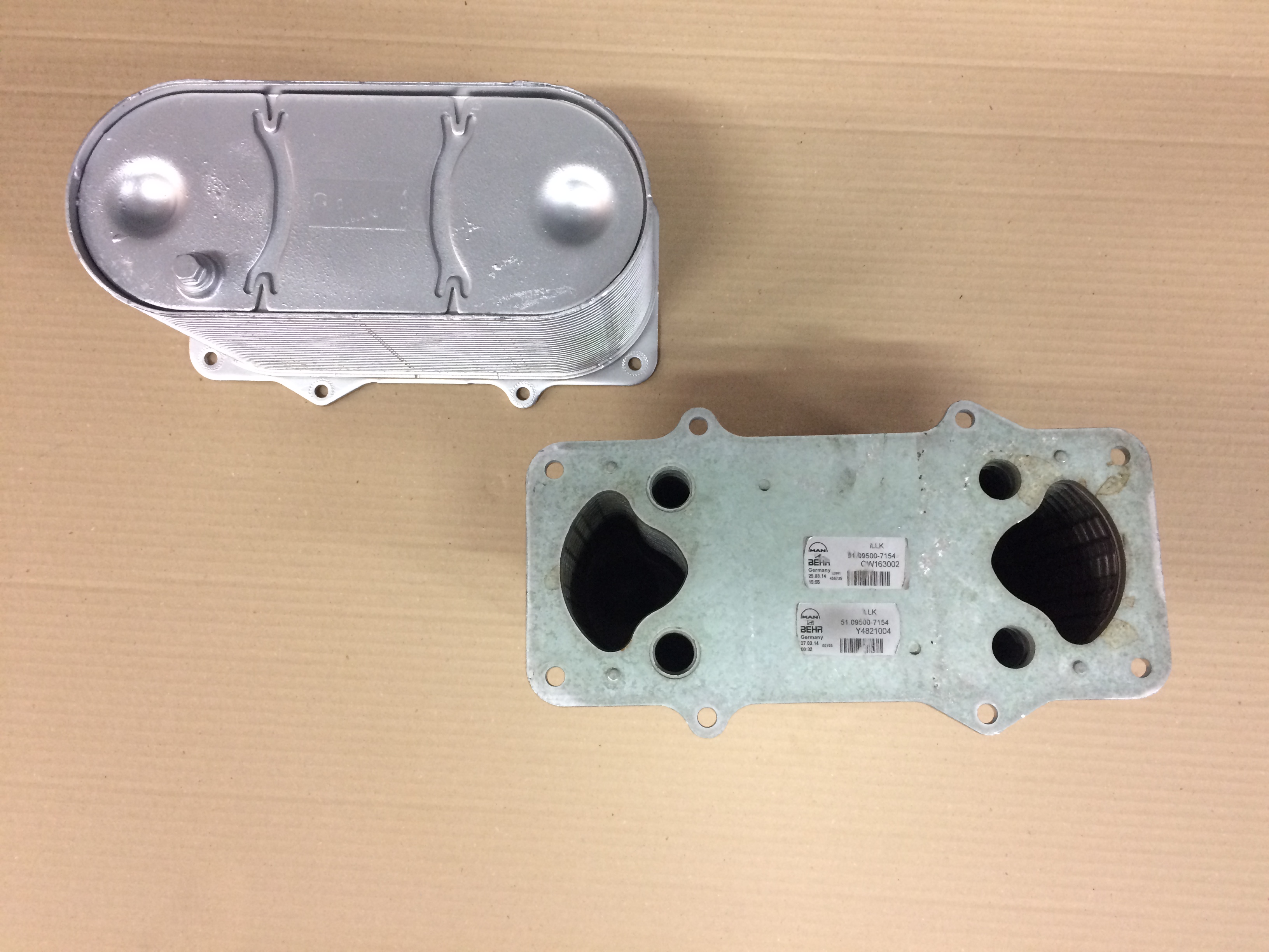 radiatore aria comburente motori man d2066 d2676 euro 6